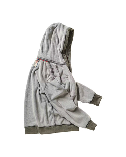 Relwen Micropile Hoodie - Smoke Olive Heather White Smoke