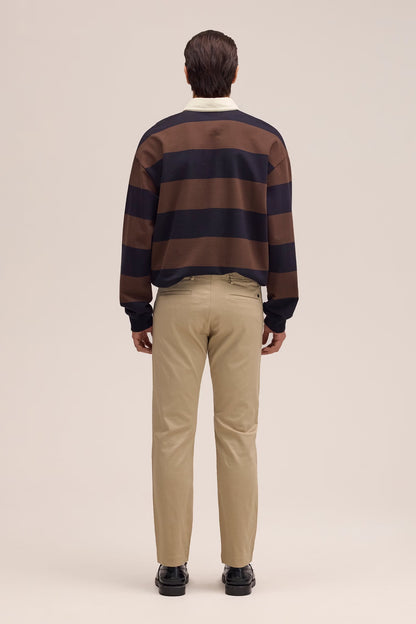 Theo Classic Tailored Slim Fit Chino - Khaki Beige - DUNE + SALT