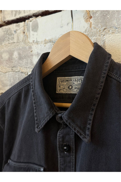 Utility Twill Shirt - Charcoal - DUNE + SALT