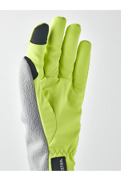 Runner's All Weather 5 Finger Glove - Hi-Vis Yellow