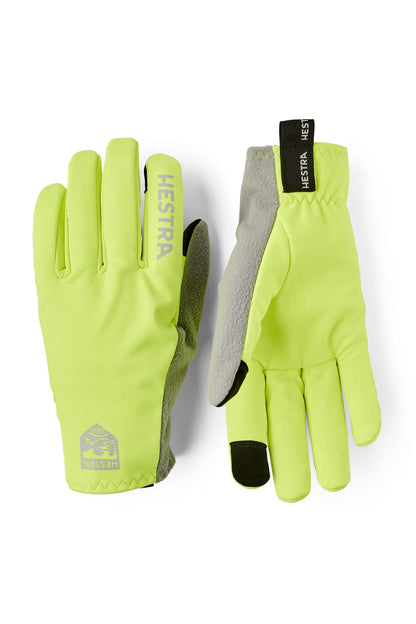 Runner's All Weather 5 Finger Glove - Hi-Vis Yellow