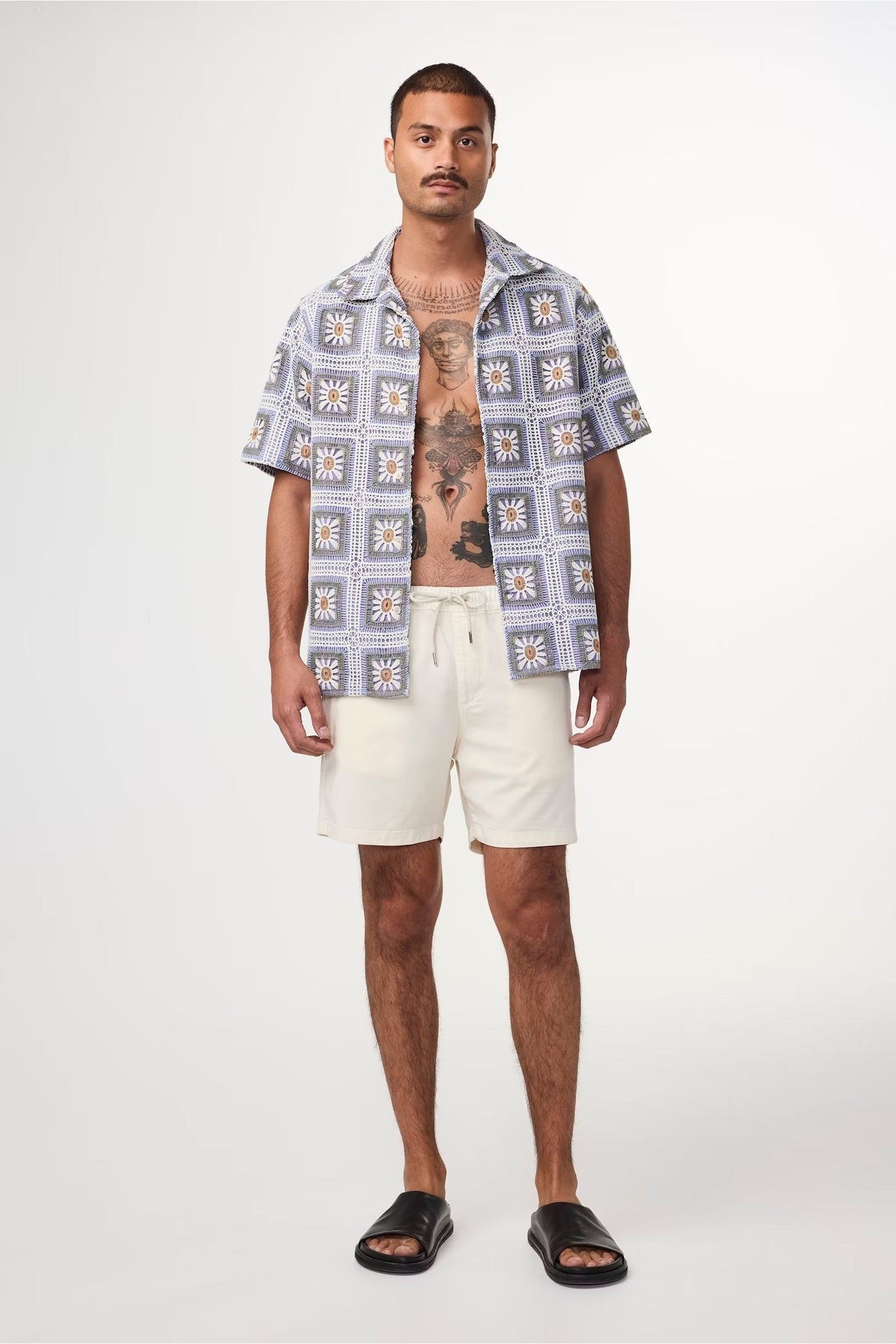Gregor Lyocell Blend Shorts - Vanilla - DUNE + SALT