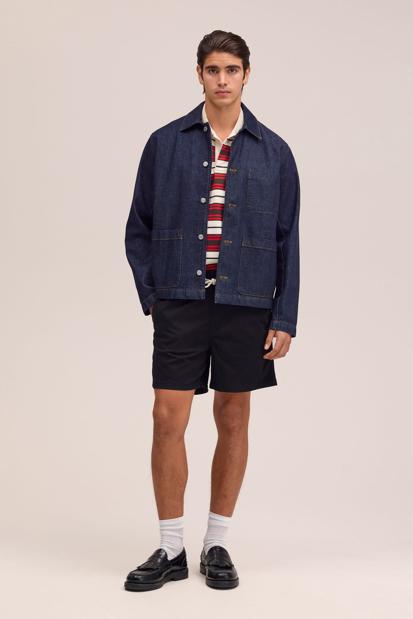 Gregor Lyocell Blend Shorts - Black - DUNE + SALT