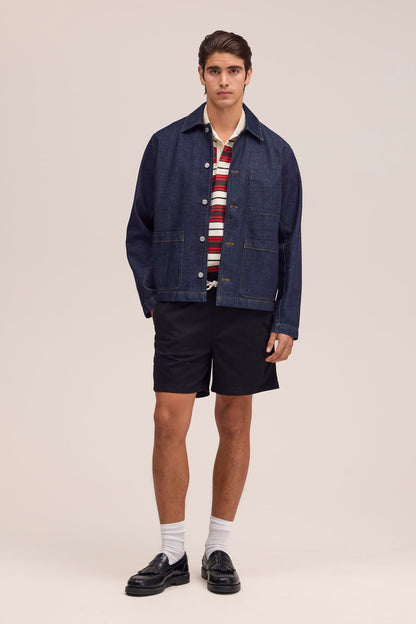 Gregor Lyocell Blend Shorts - Black - DUNE + SALT