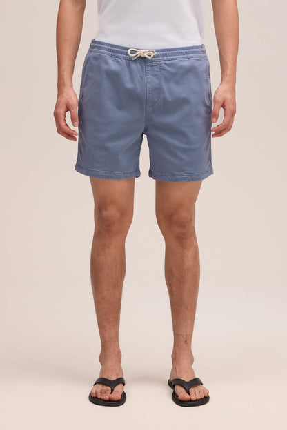 Gregor Lyocell Blend Shorts - Stone Blue - DUNE + SALT