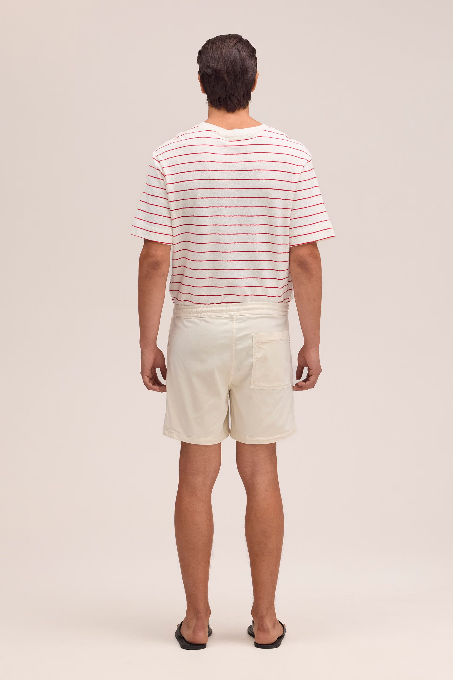 Gregor Lyocell Blend Shorts - Ivory - DUNE + SALT