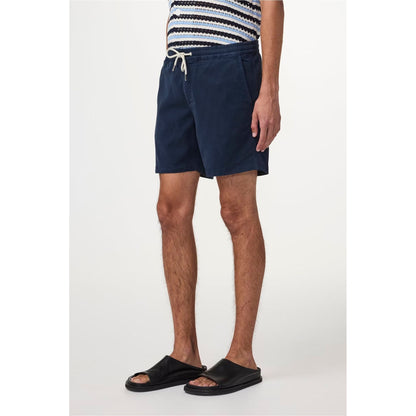 Gregor Lyocell Blend Shorts - Navy Blue - DUNE + SALT