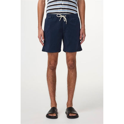 Gregor Lyocell Blend Shorts - Navy Blue - DUNE + SALT