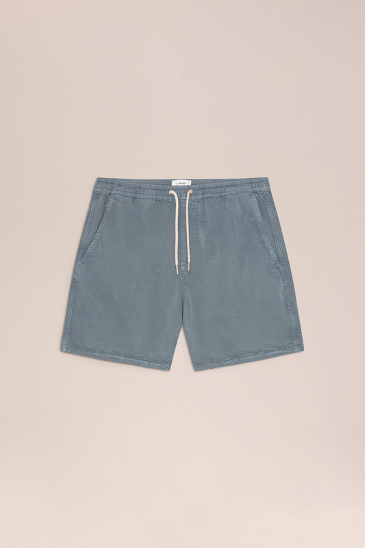 Gregor Lyocell Blend Shorts - Stone Blue - DUNE + SALT