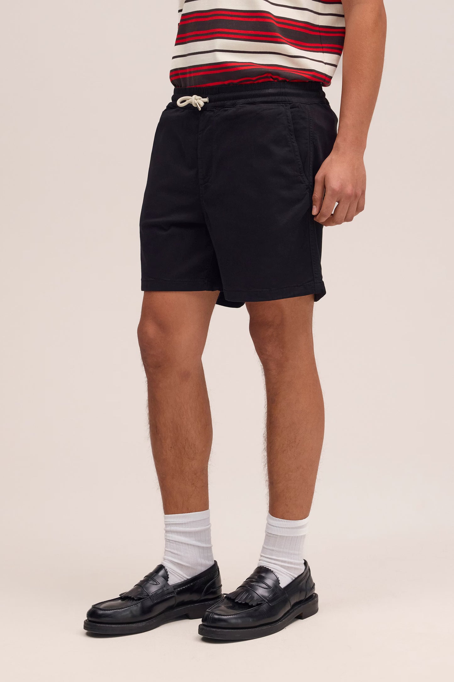Gregor Lyocell Blend Shorts - Black - DUNE + SALT