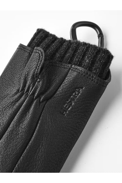 Amber Leather Glove - Black