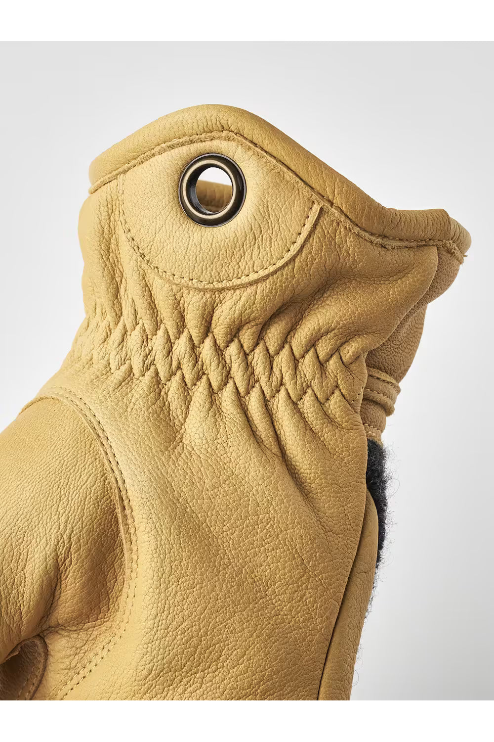 Daniel Leather Gloves - Charcoal/Tan