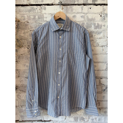 Paul Woven Shirt - Blue/Cream - DUNE + SALT