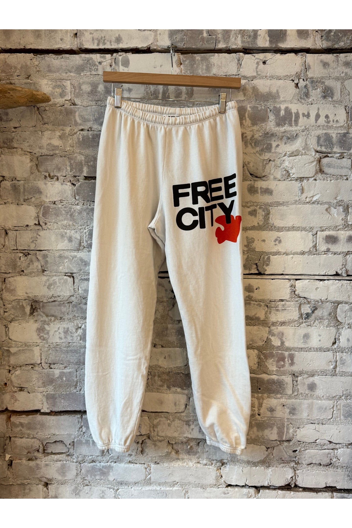 FREECITYLARGE sweatpant - chalk orange - DUNE + SALT