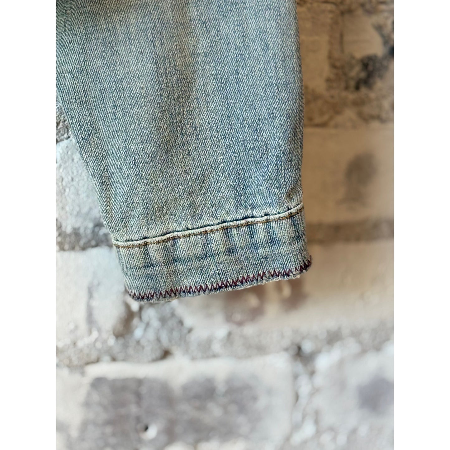 MONOSTERO The Caravan Trucker - Light Wash Light Slate Gray