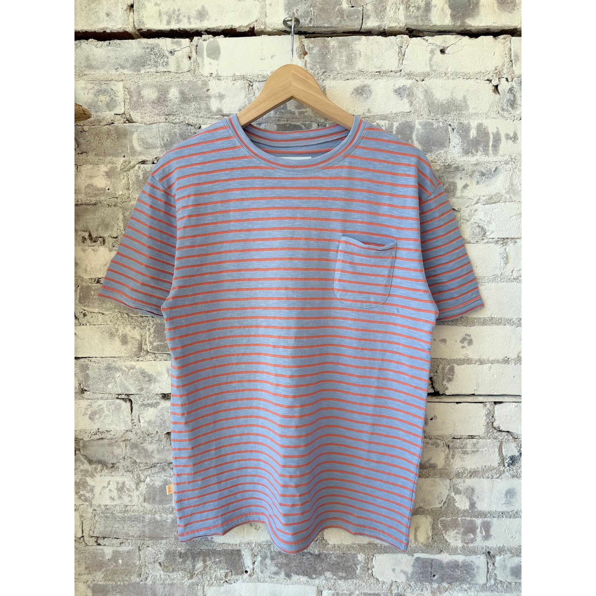Guerreiro T-Shirt - Wind Blue/Sunrise Stripes - DUNE + SALT