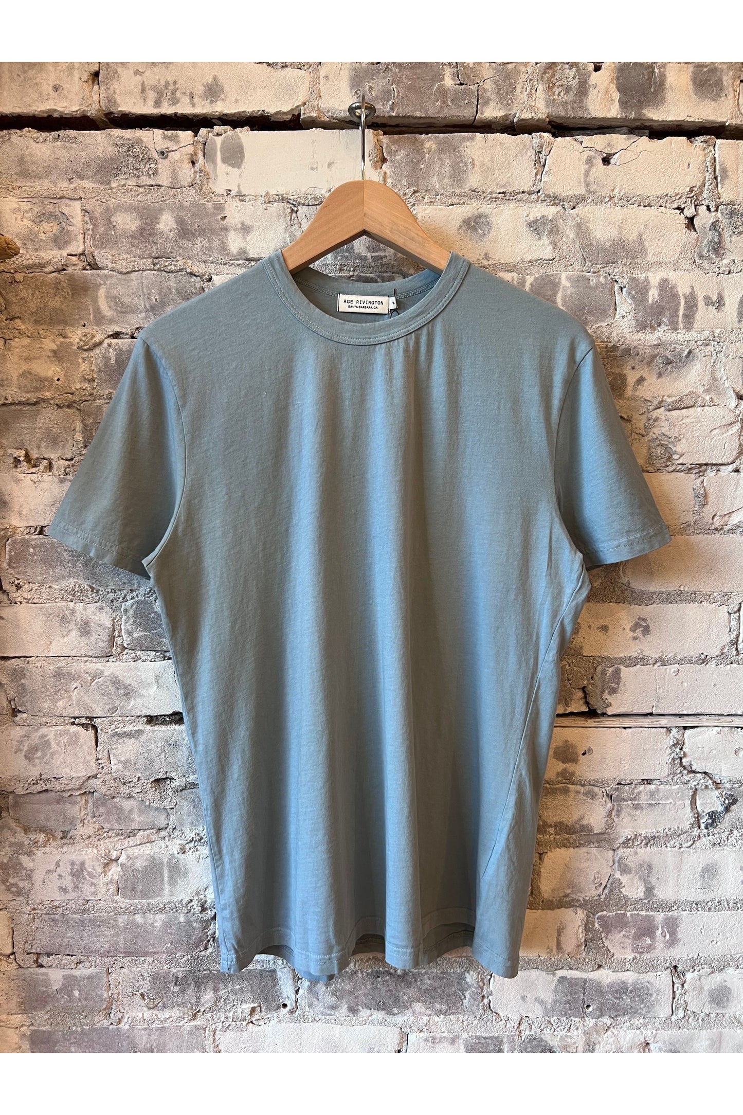 Supima SS Crewneck Tee - Horizon Blue - DUNE + SALT