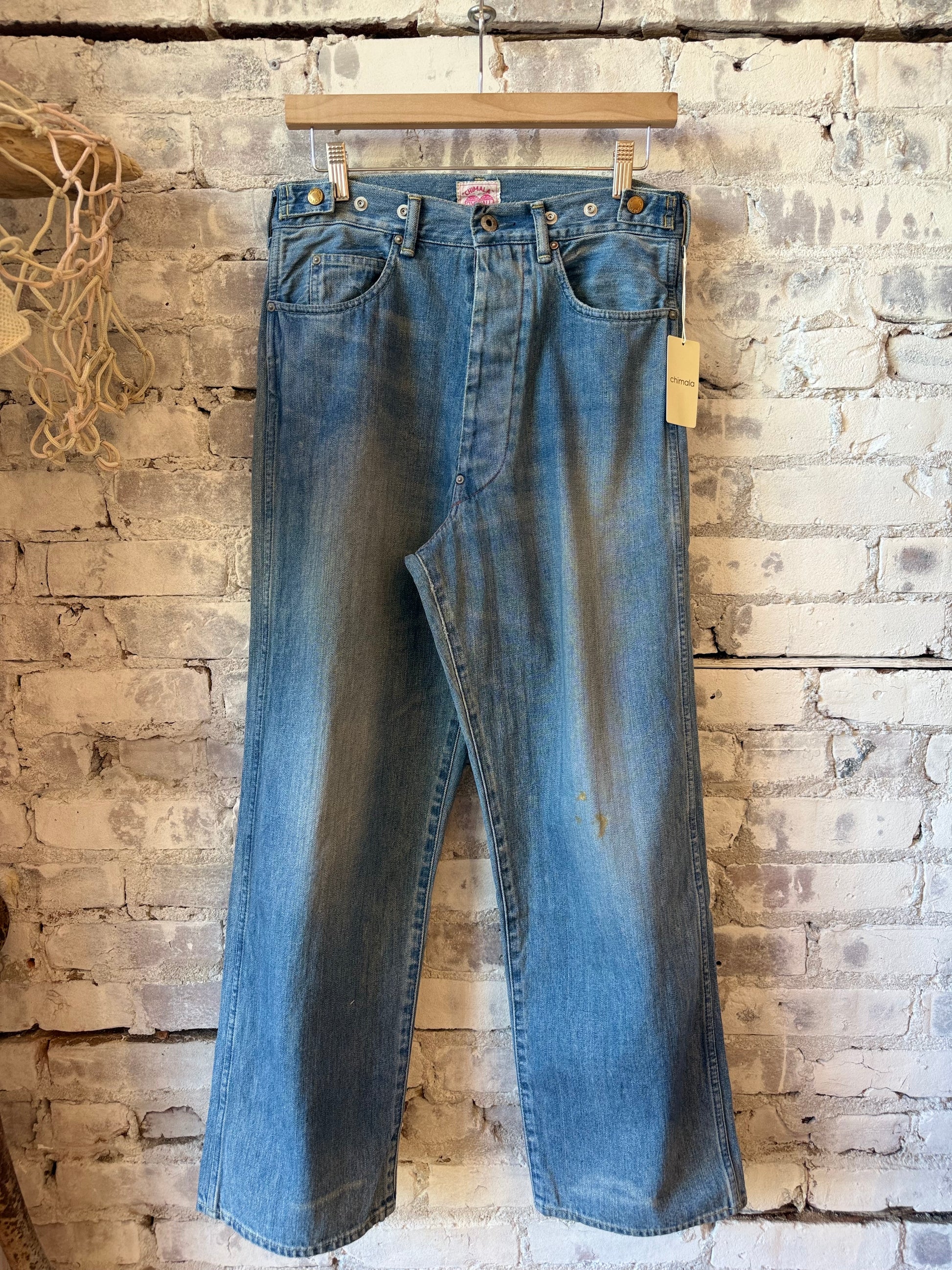 Unisex 13oz Wide Width Adj. Pants - Smoky Light - DUNE + SALT
