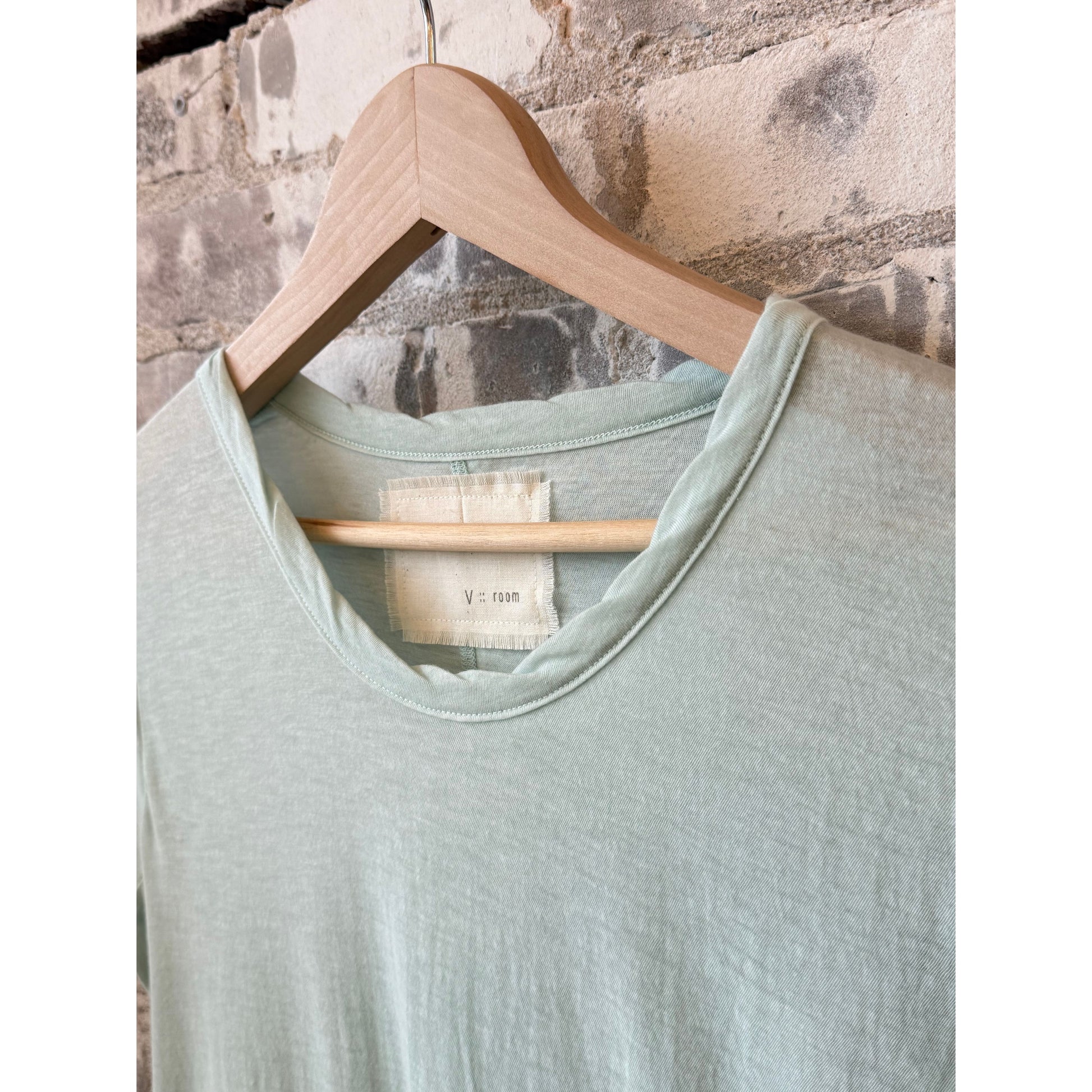 Hi-Soft Jersey SS Crew T-Shirt - Dusty Mint - DUNE + SALT