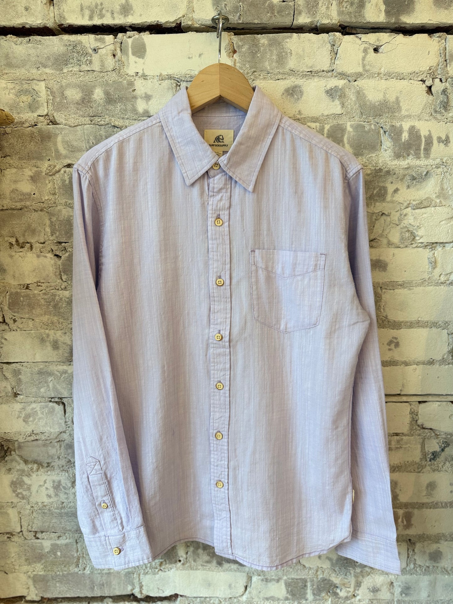 Brian Slub Shirt - Lavender - DUNE + SALT