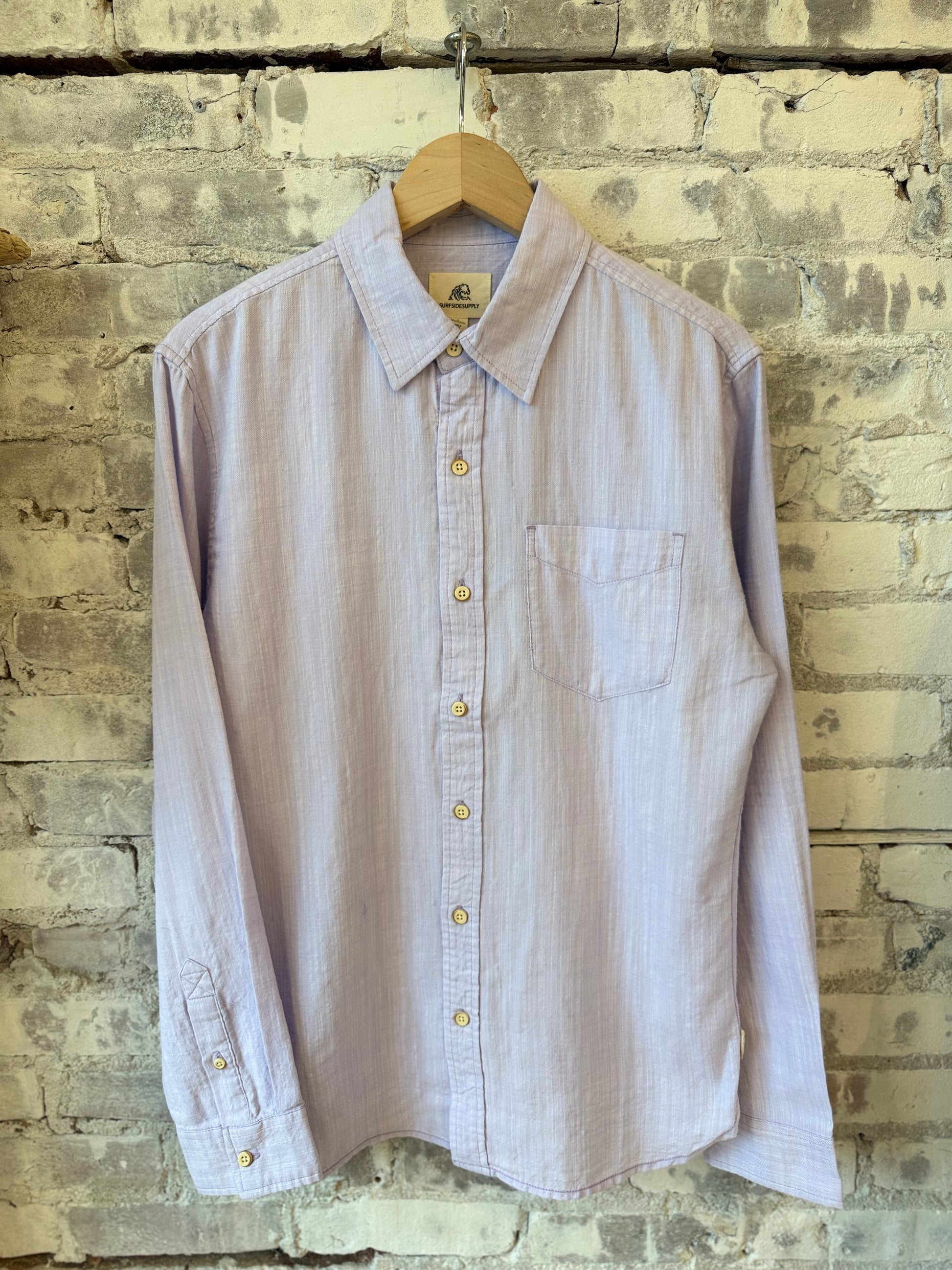 Brian Slub Shirt - Lavender - DUNE + SALT