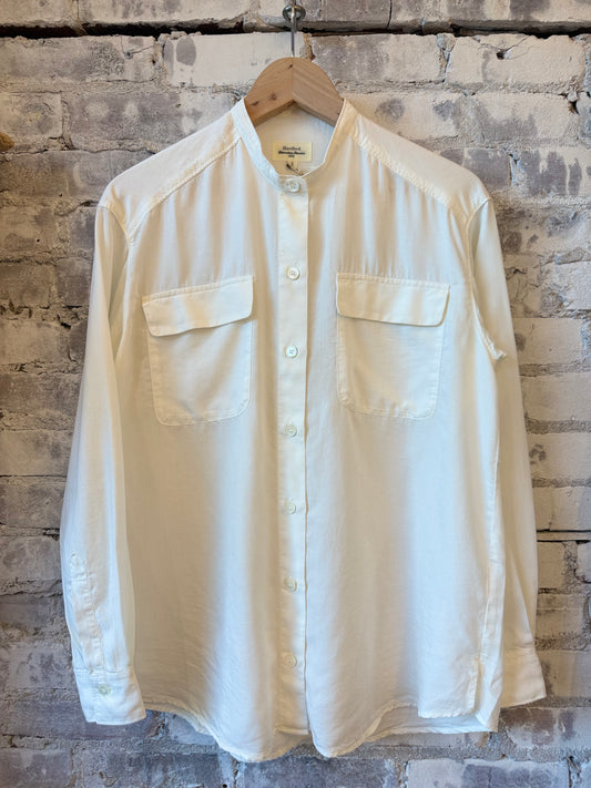 Women's Christia Woven Shirt in Cream by Hartford Women's, featuring a stylish woven fabric and classic fit