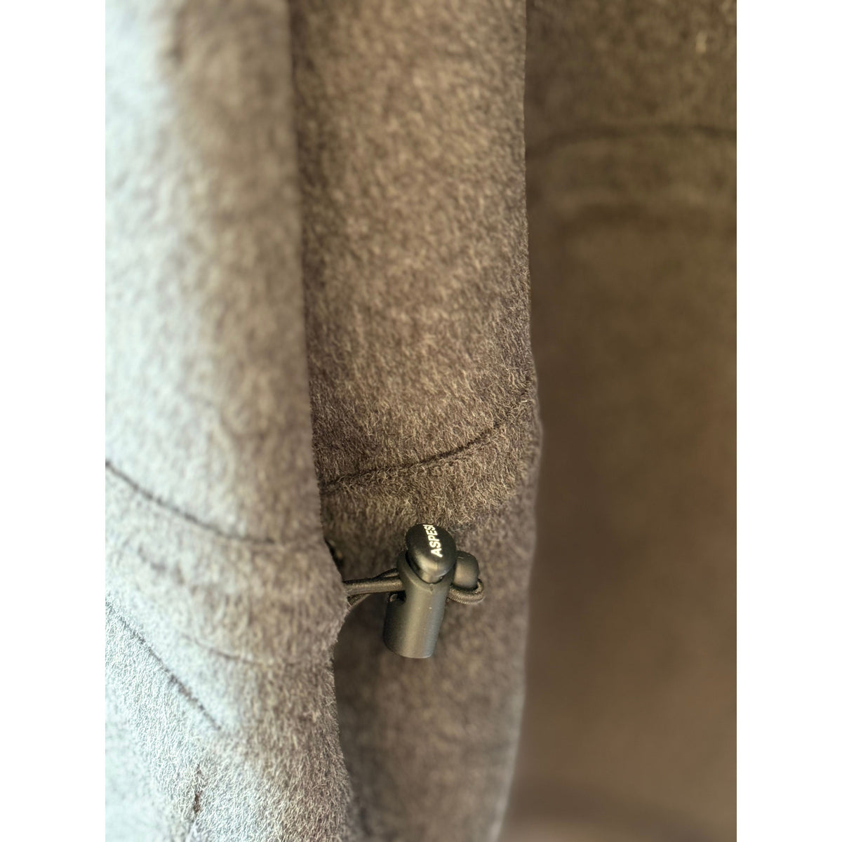 Aspesi Nelson Double Wool Field Jacket - Charcoal Dark Olive Green