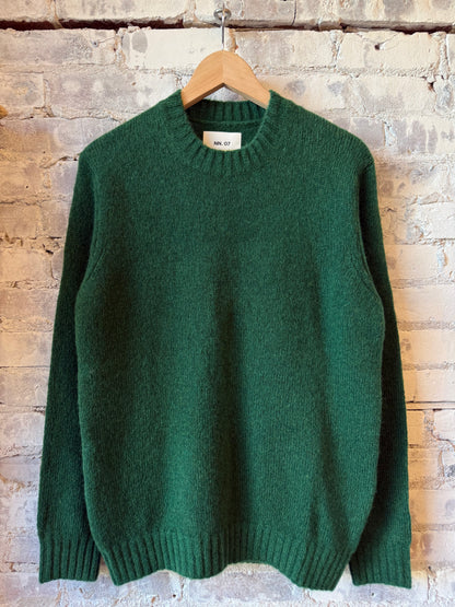 NN07 Lee Wool Blend Sweater - Eden Green Dark Slate Gray