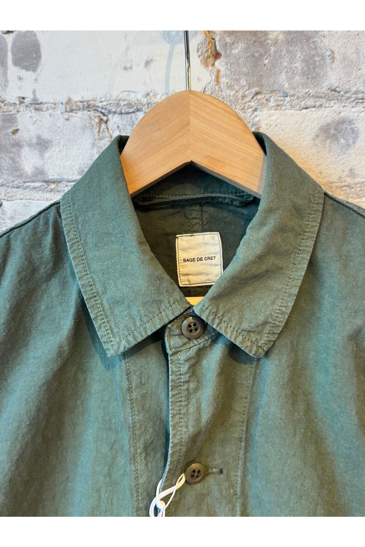 High Density CO/HEMP Shirt Jacket - Olive - DUNE + SALT