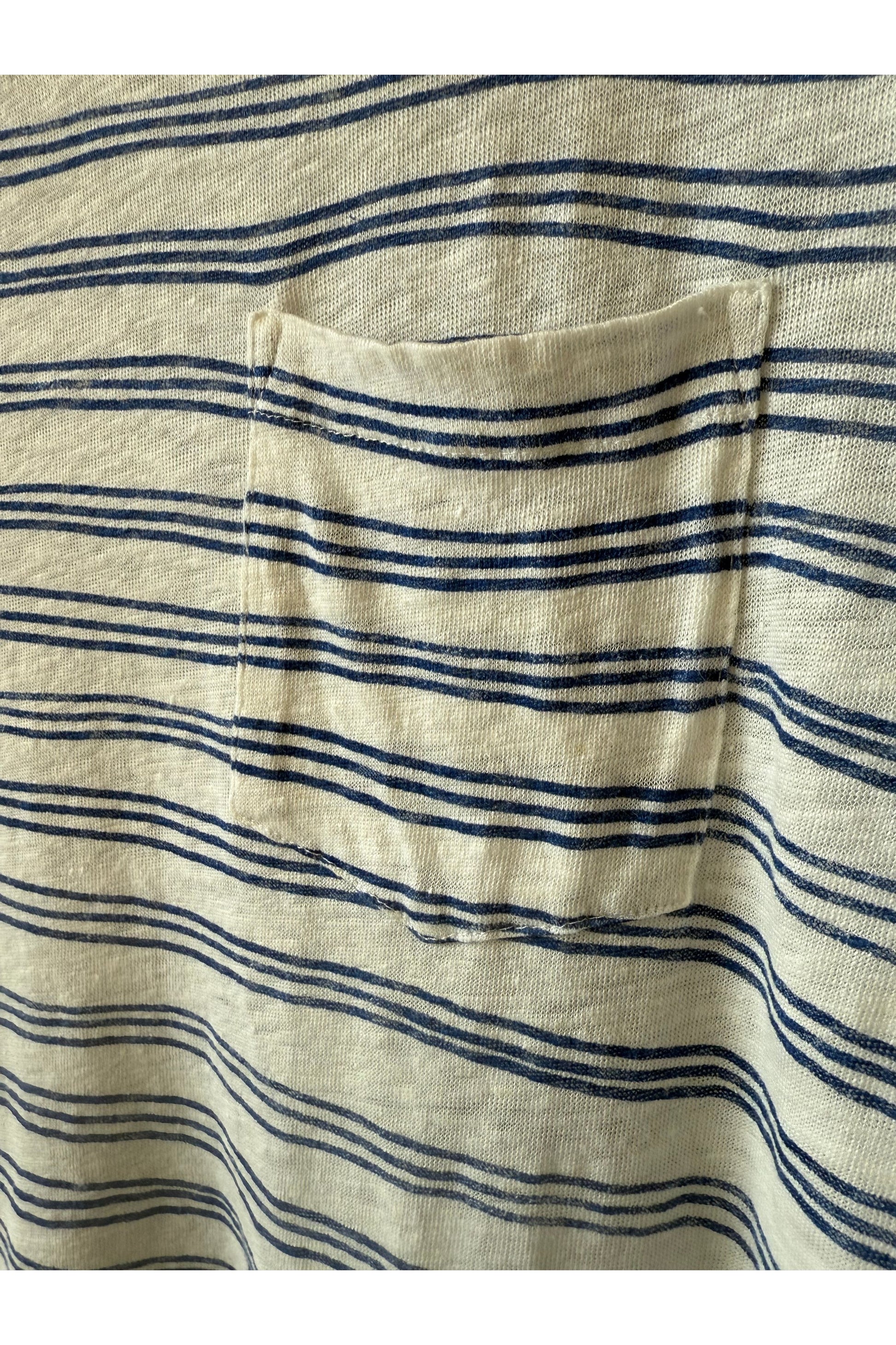 Knitted Polo - Riviera/Ecru - DUNE + SALT