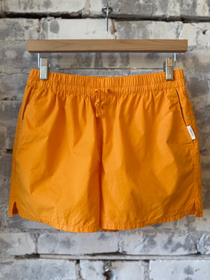Elasticated Poplin Shorts – Spice Orange