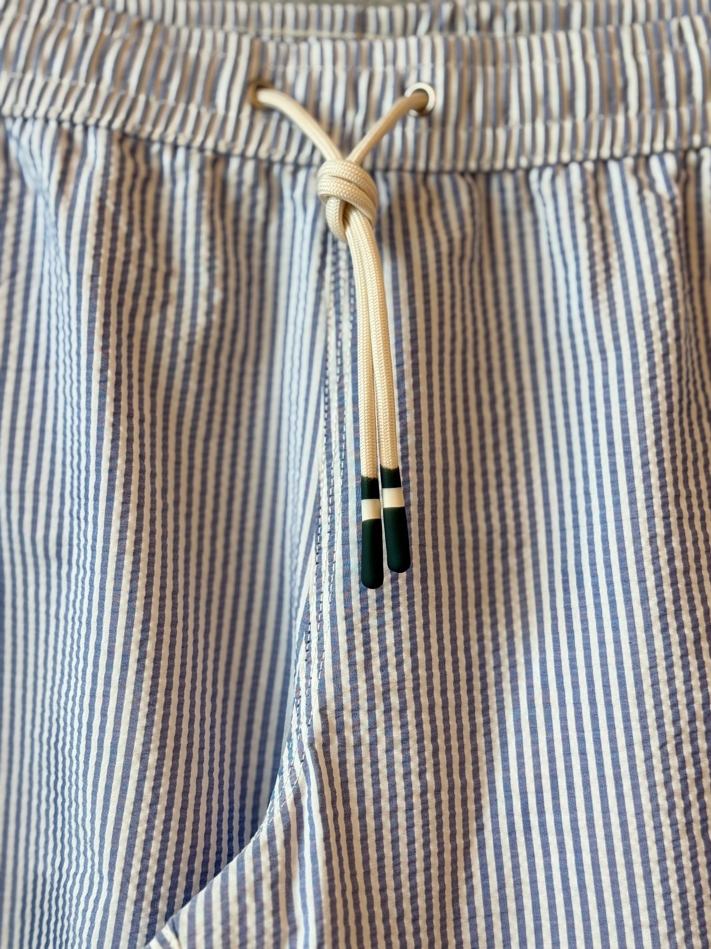 Seersucker Woven Swimshort - Indigo