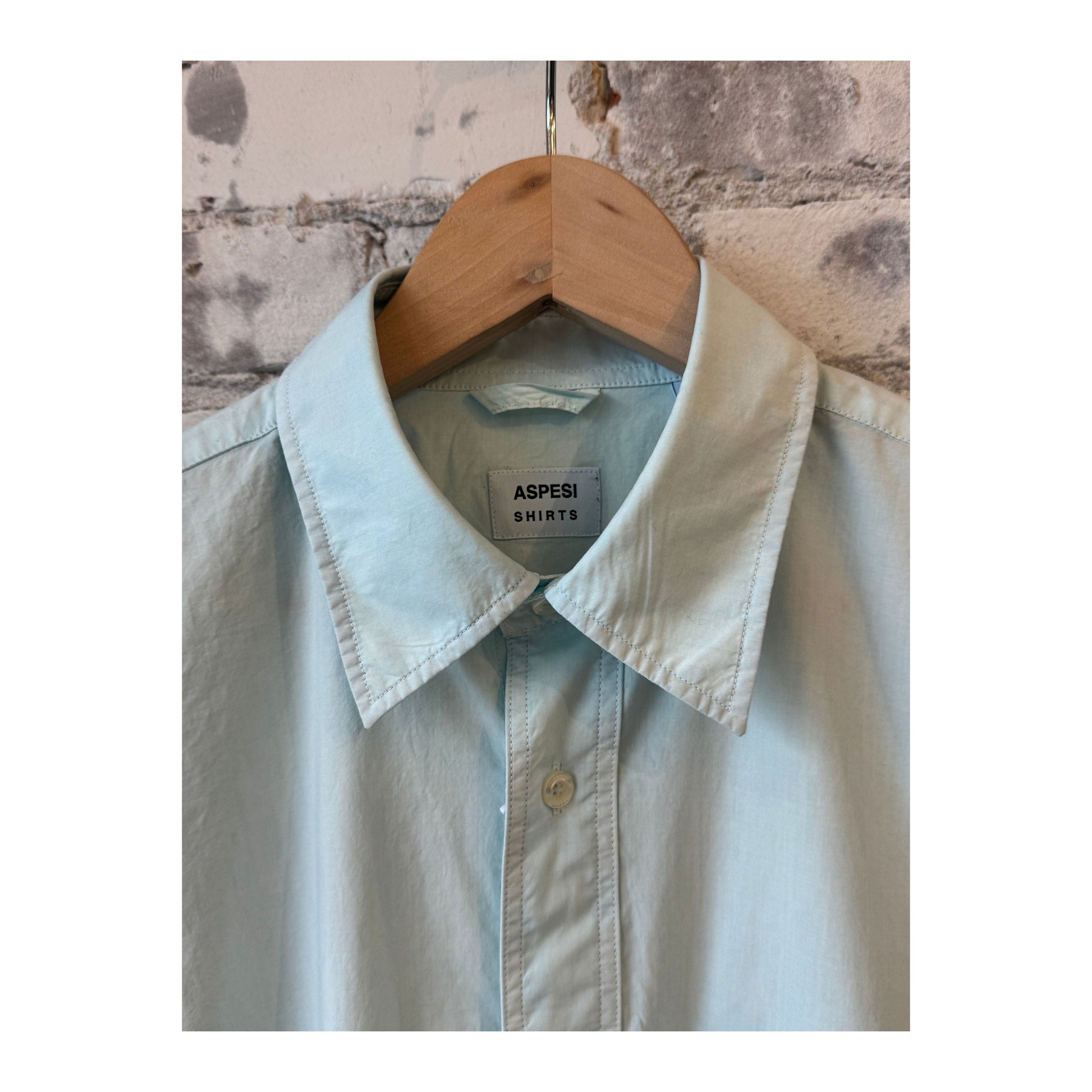 Fred Garment-Dyed Shirt - Sky Blue - DUNE + SALT