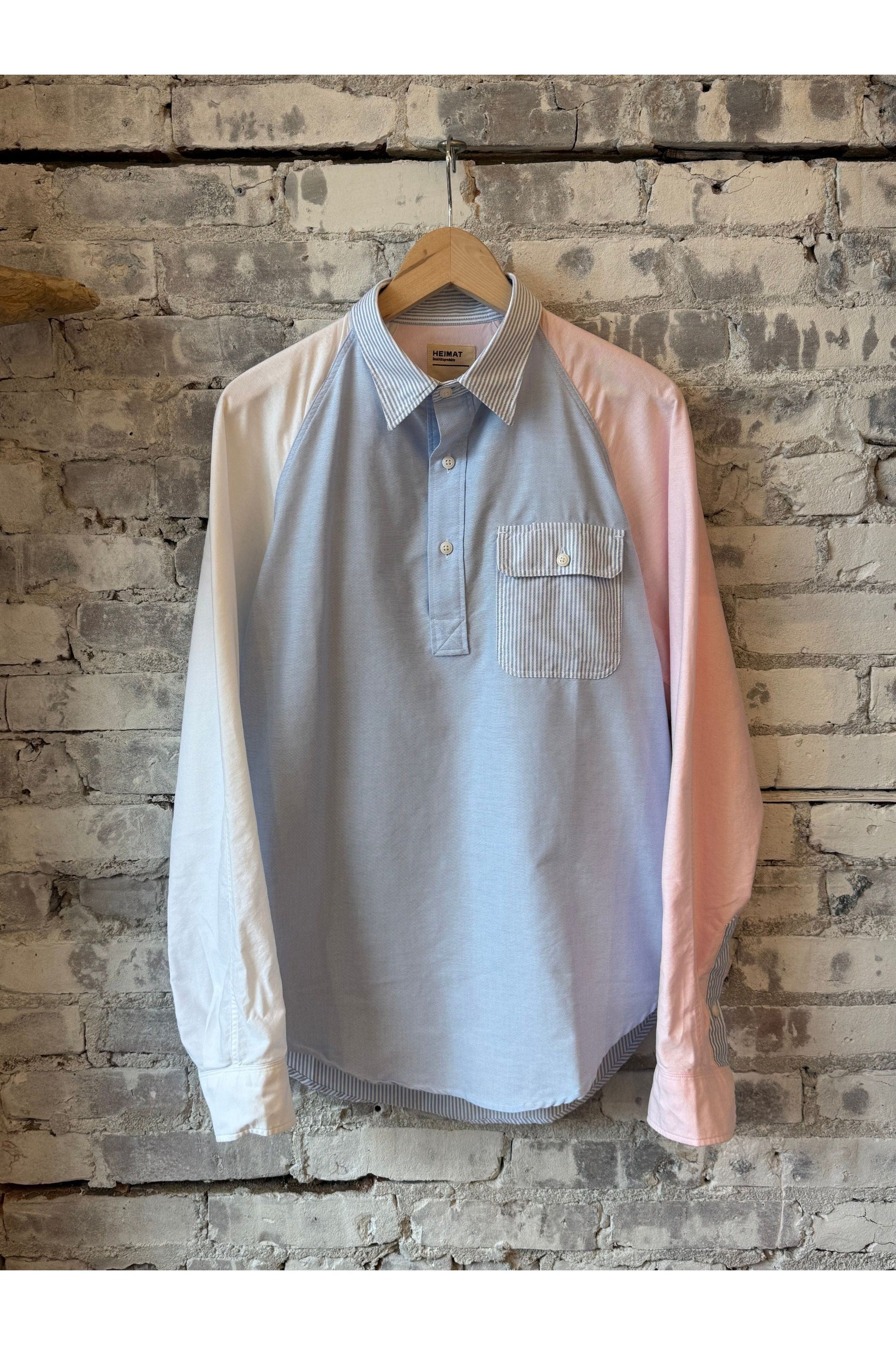 Oxford Shirt Pop Over - Patchwork Multi - DUNE + SALT