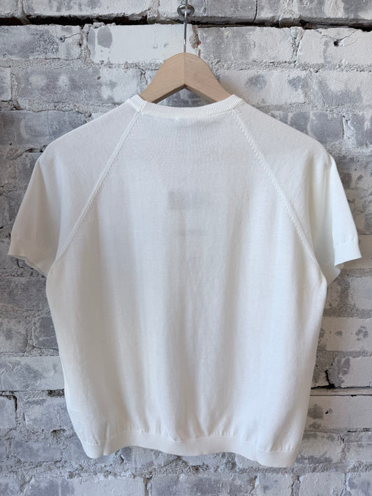 Pure Cotton Crewneck T-Shirt - White - DUNE + SALT