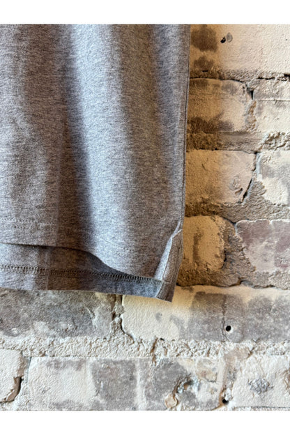 SS Cotton Jersey Polo - Heather Grey - DUNE + SALT