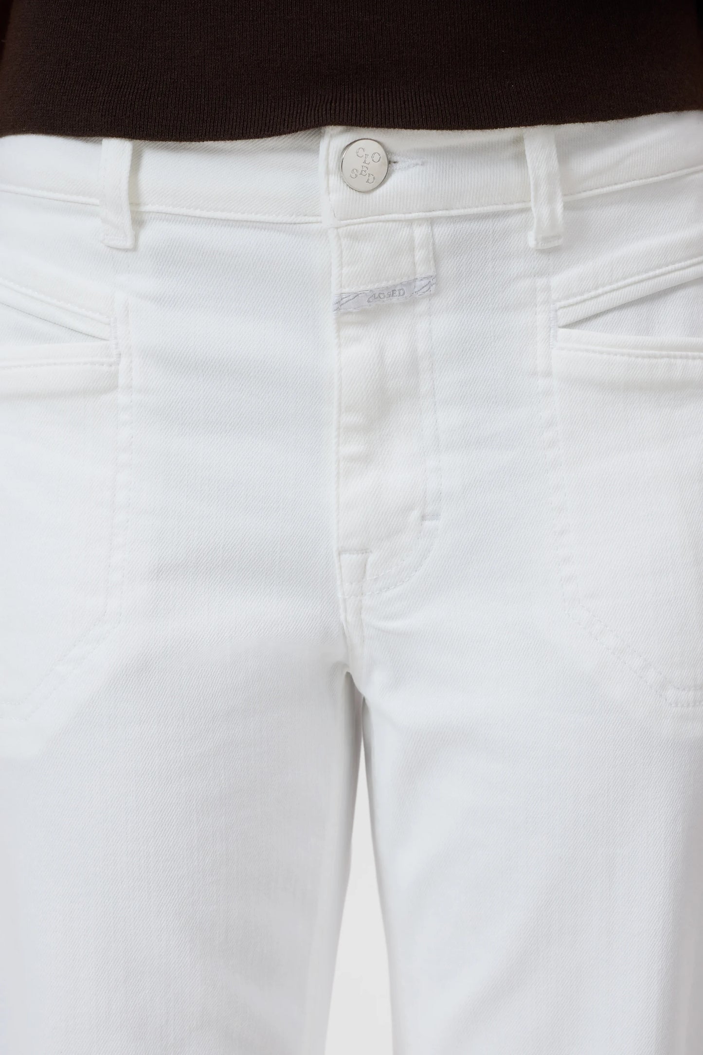 Closed Women's Mira-X Straight Jean – White Light Gray