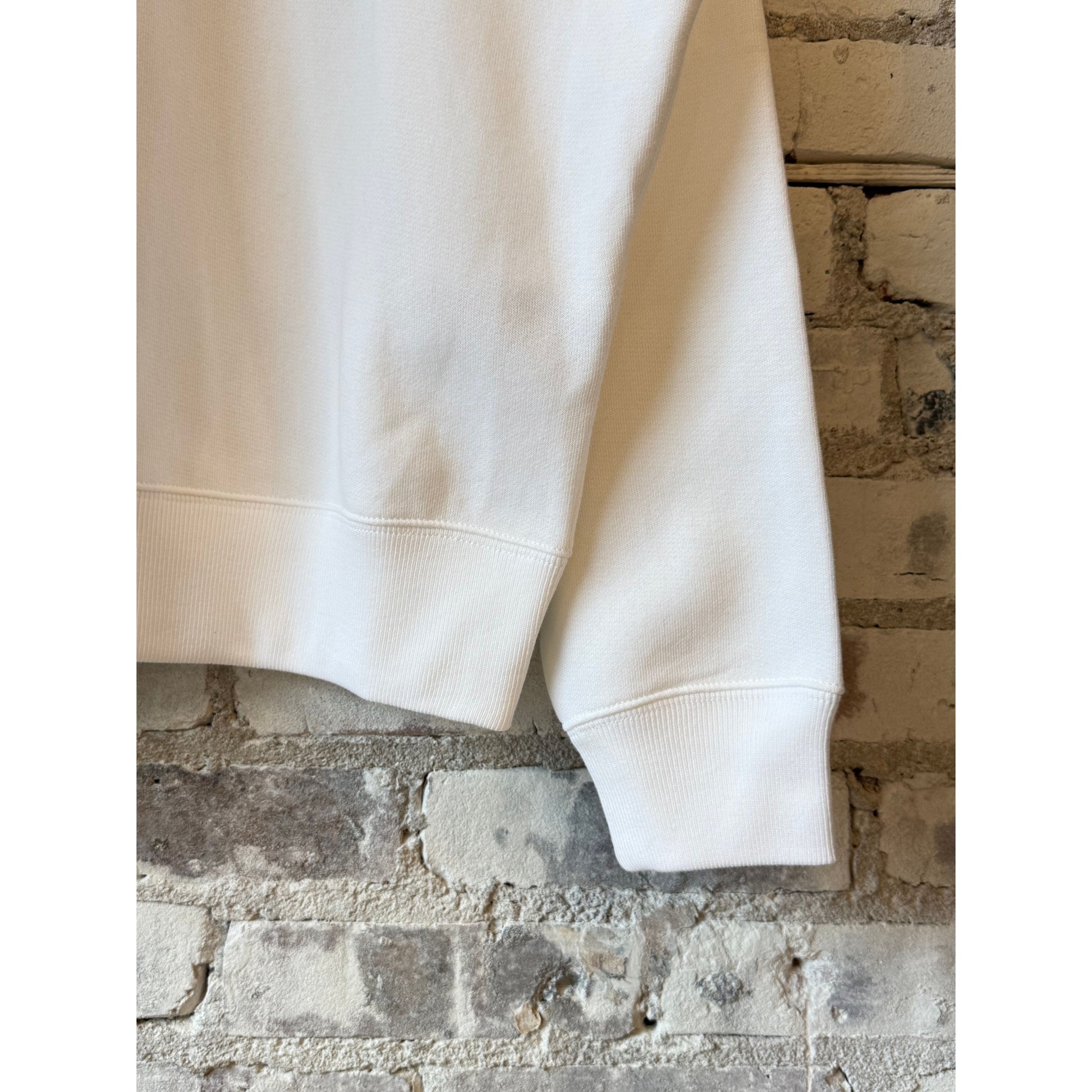 Men's Polo RL Island Fleece Graphic Print Polo Sweatshirt in white, featuring a vibrant island graphic on soft fleece fabric.
