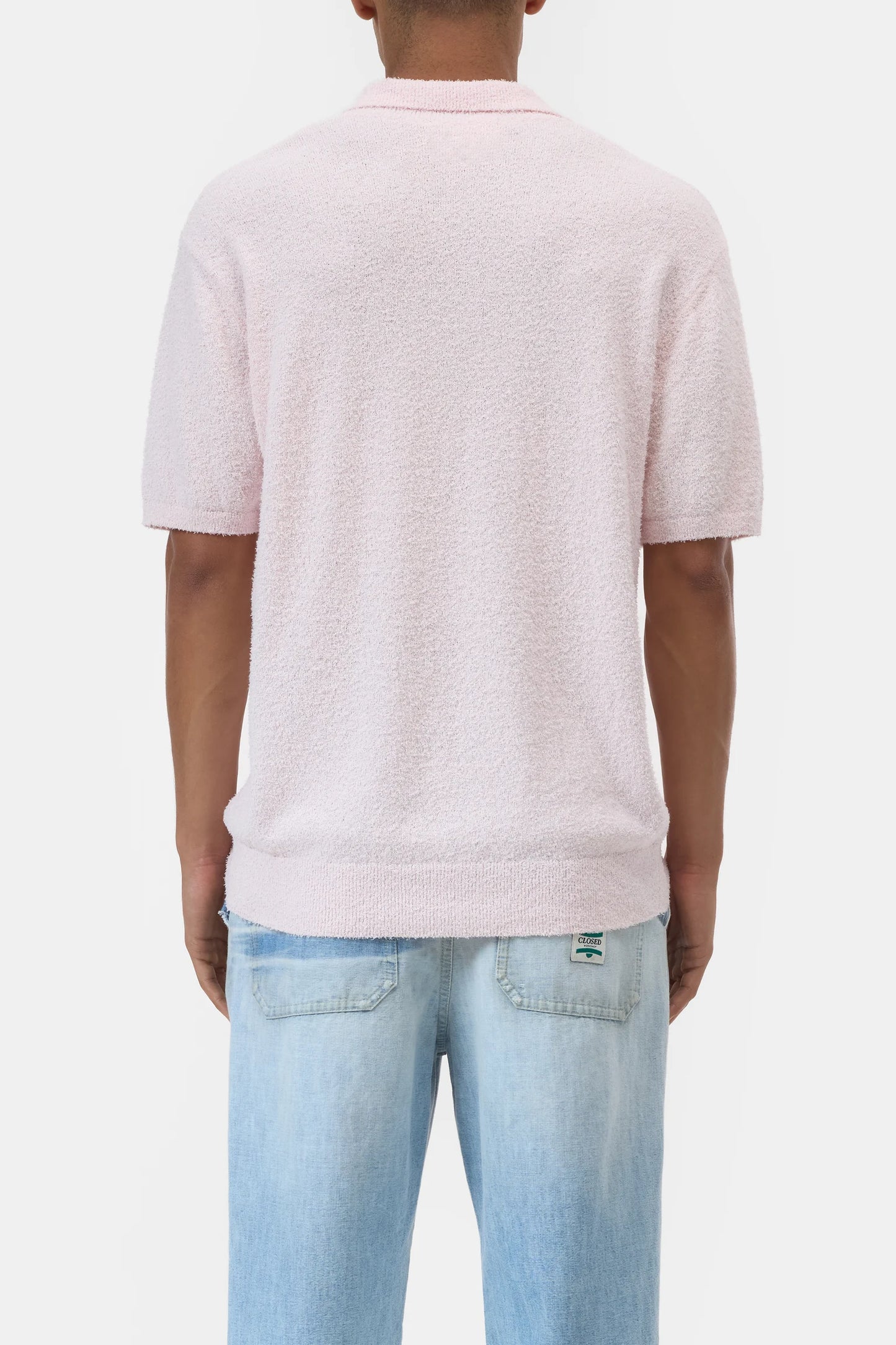 Cotton Knit Polo – Quartz Pink