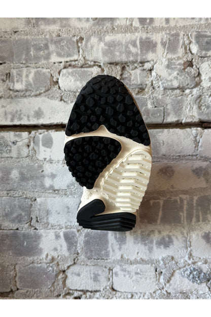 Wave Men's Hairy Velour Sneaker - Dove - DUNE + SALT