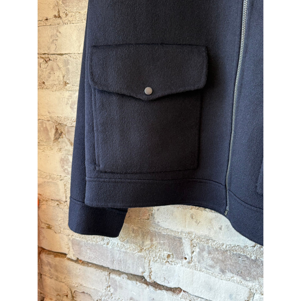 Aspesi Lighting Bomber Jacket - Blue Dark Slate Gray