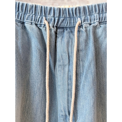 H-Unit Denim Work Easy Pants (Used Wash) - Light Indigo Dark Gray
