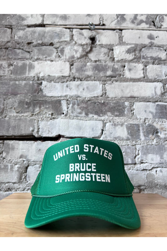 United States vs. Bruce Springsteen Trucker Hat - Kelly/White - DUNE + SALT