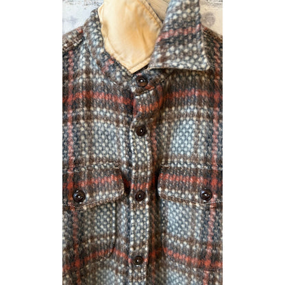 Mendon Wool Shirt Jacket - Hexagon Dobby Plaid - DUNE + SALT