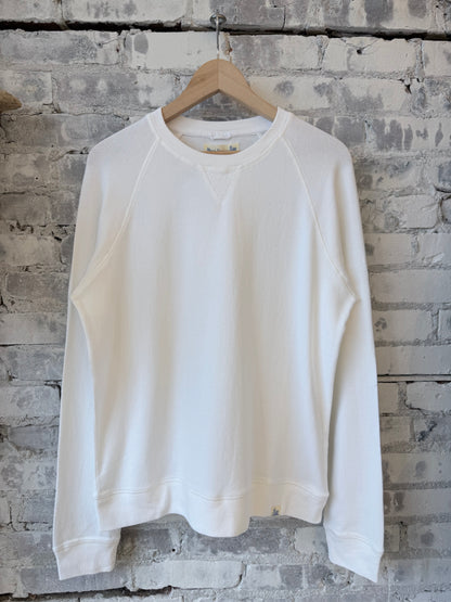 Lightweight Raglan Sweatshirt - White - DUNE + SALT