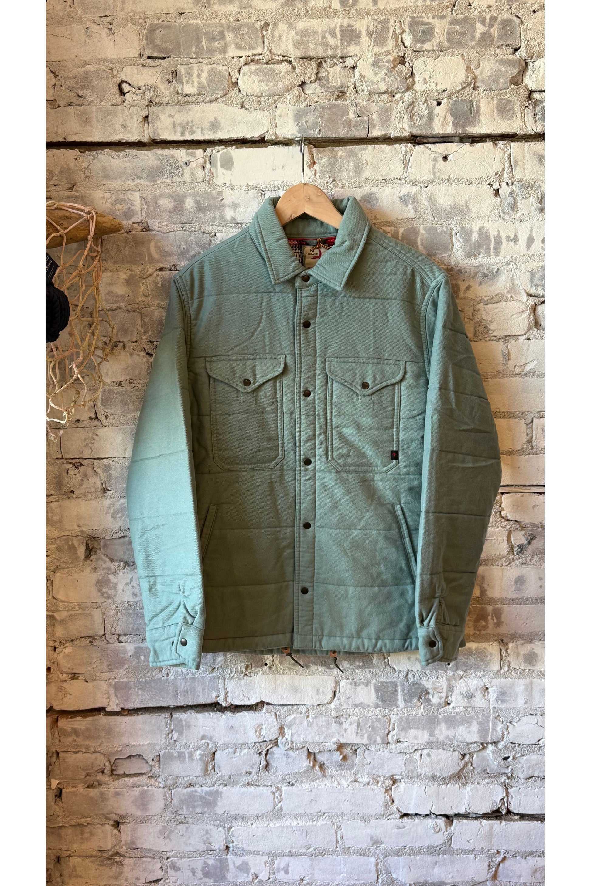 Moleskin Snap CPO - Seahaze - DUNE + SALT