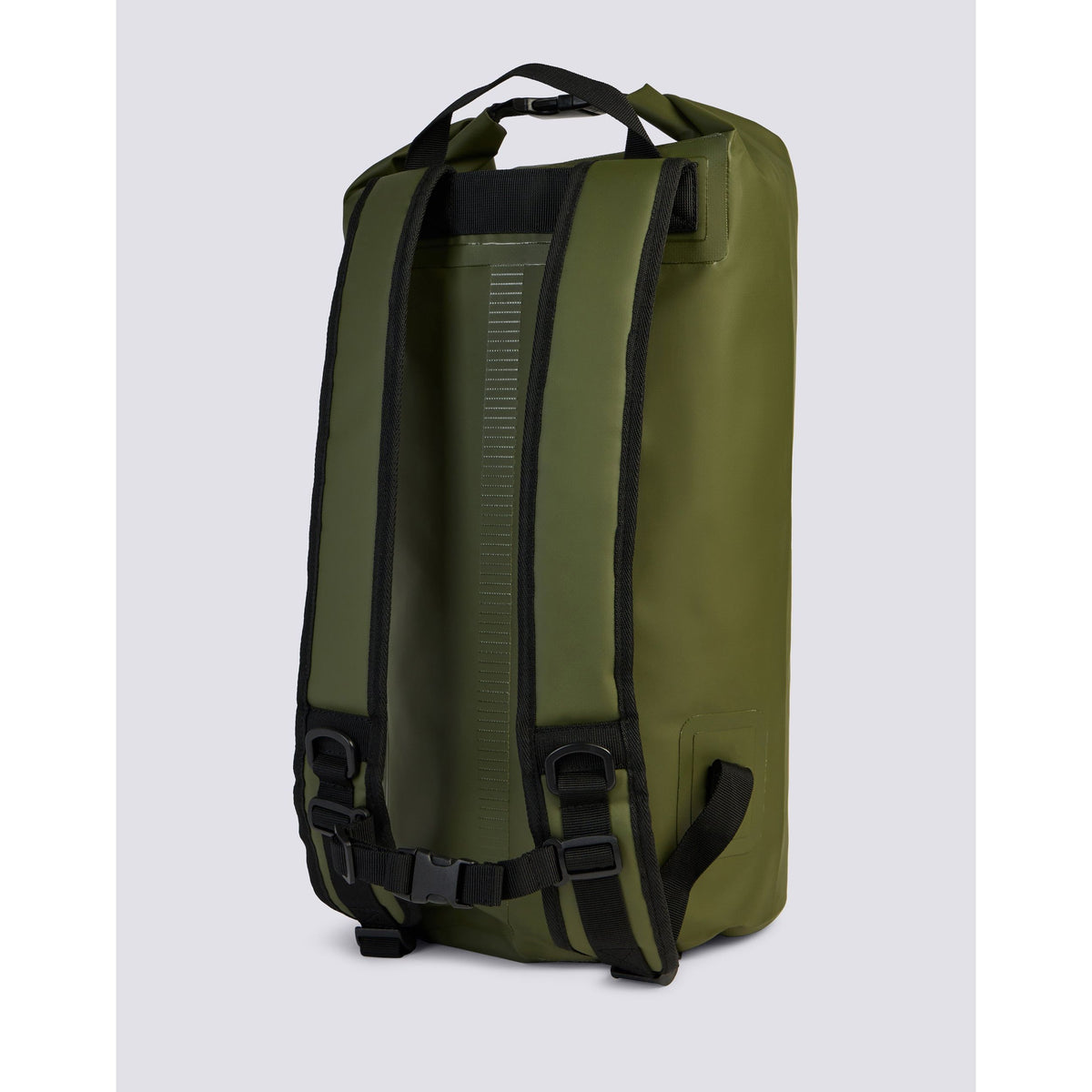 Men's dark green Sundek 20-liter water-resistant technical backpack with padded shoulder straps and multiple storage compartments.