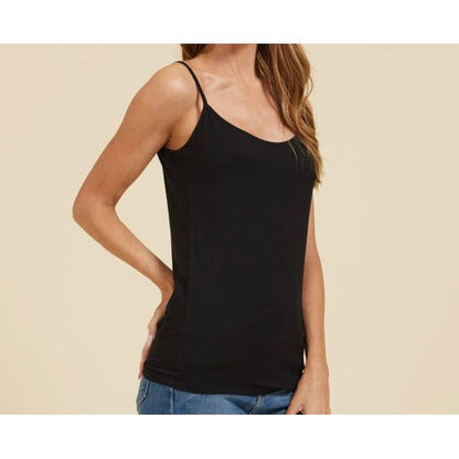 Majestic Filatures Jersey Stretch Cami - Noir Black