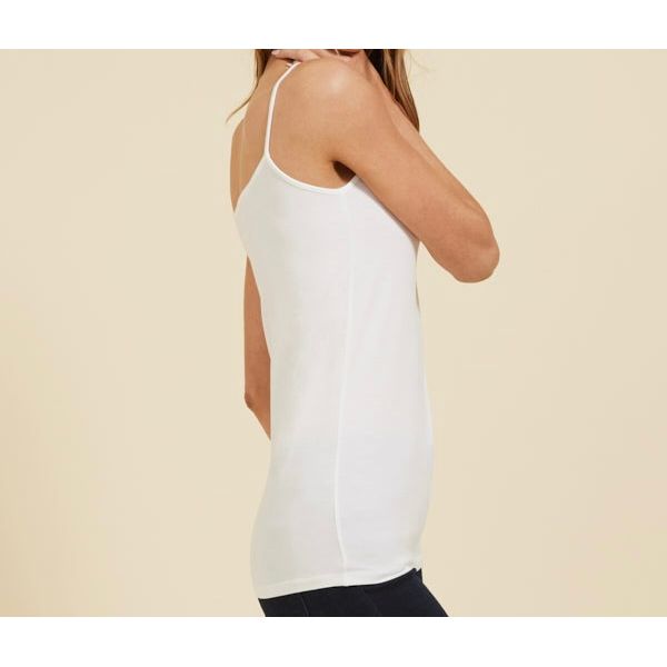 Majestic Filatures Jersey Stretch Cami - Blanc Light Gray
