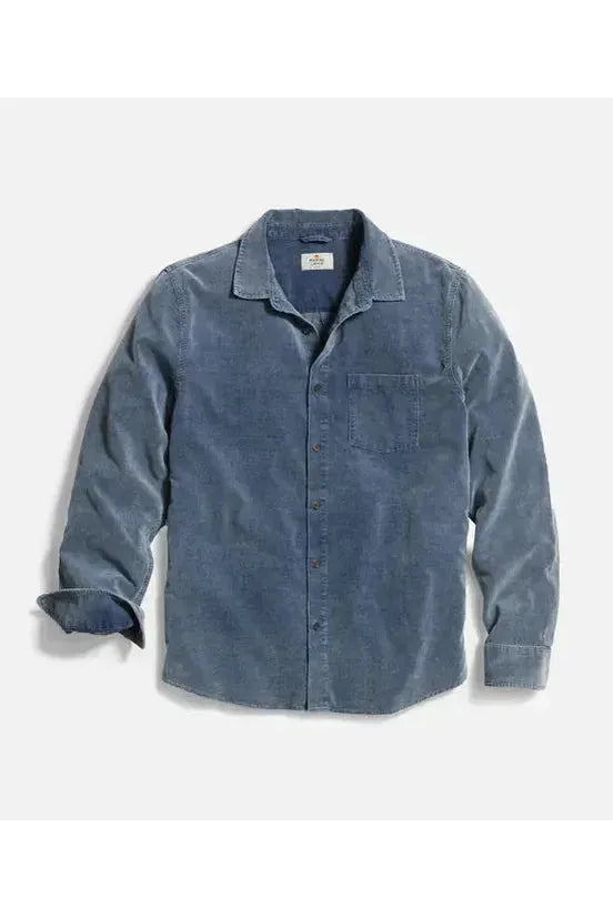 Lightweight Corduroy Shirt - Indigo - DUNE + SALT